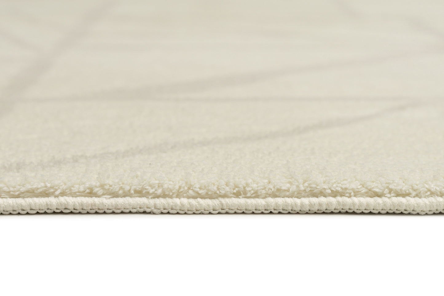 Luca Grey Cream Geometric Washable Rug