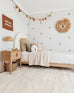 Lucy Beige Cream Half-Moon Pattern Rug