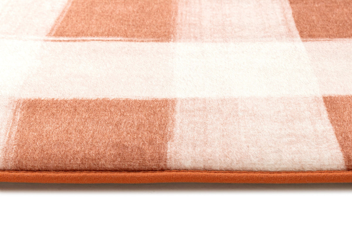 Luli Toasted Nut Gingham Playmat