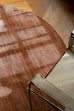 Lupe Terracotta Handwoven PET Round Rug