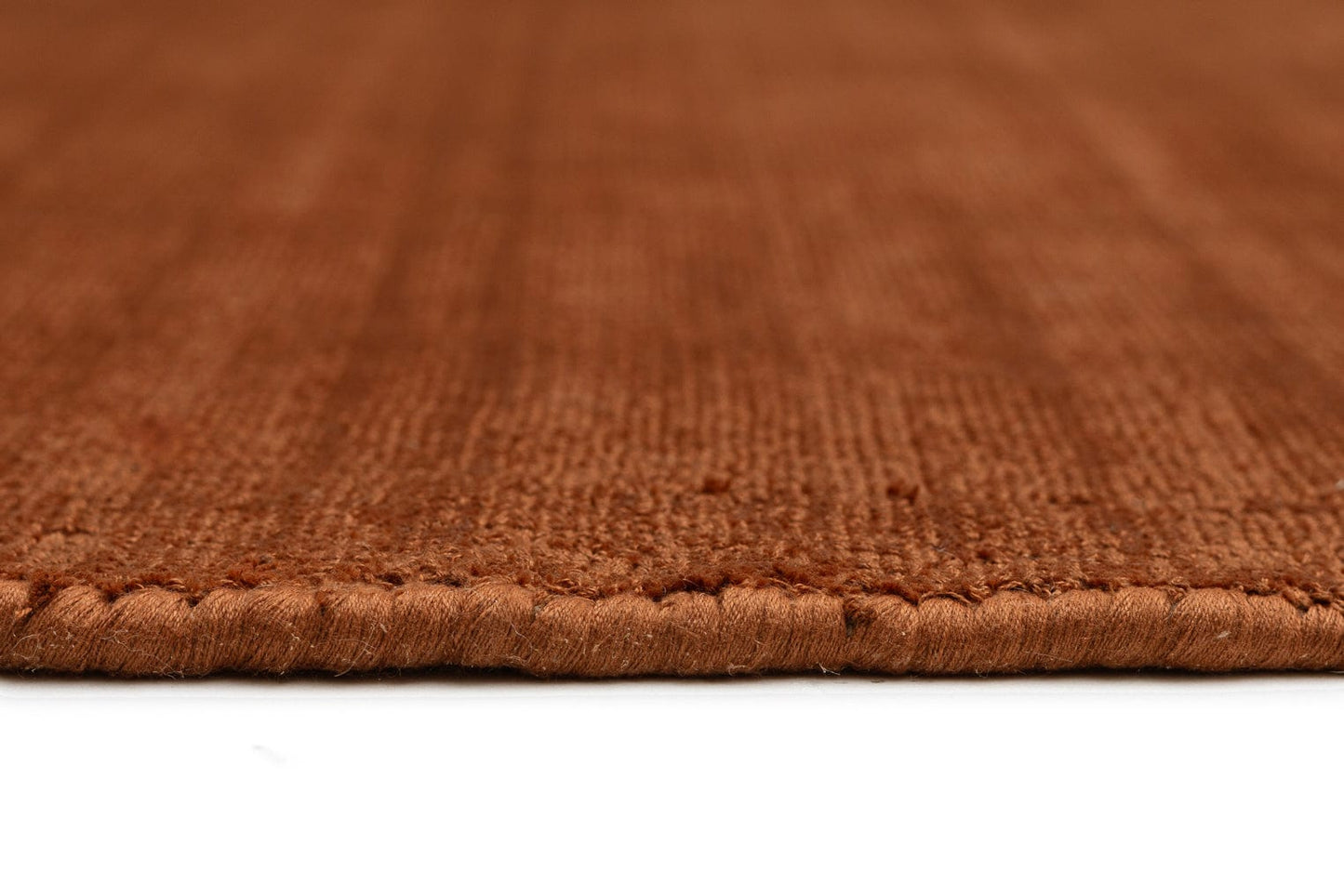 Lupe Terracotta Handwoven Round Rug