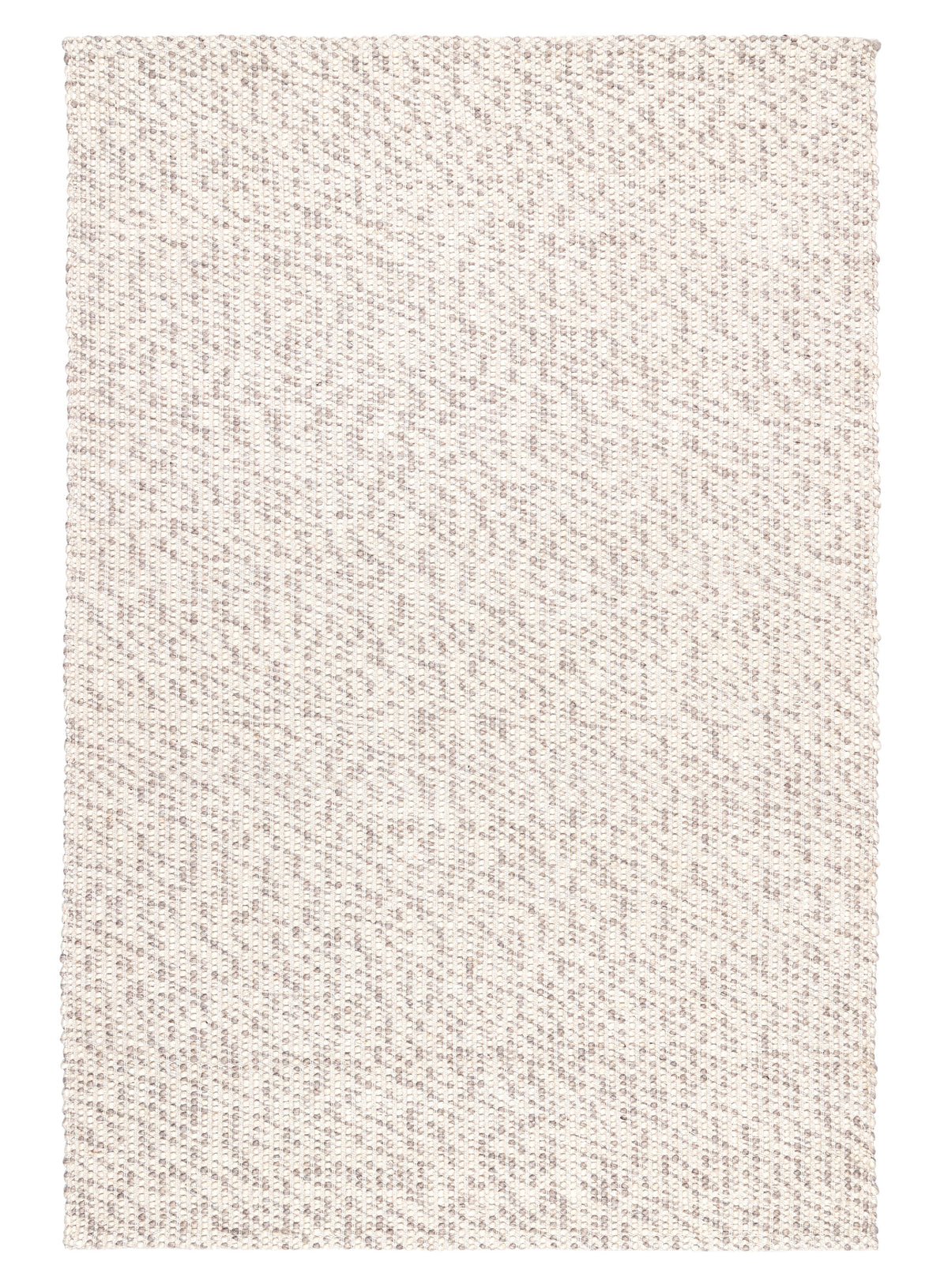 Mallory Marbled Cream and Grey Chunky Wool Rug