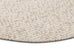 Mallory Marbled Cream and Grey Chunky Wool Round Rug