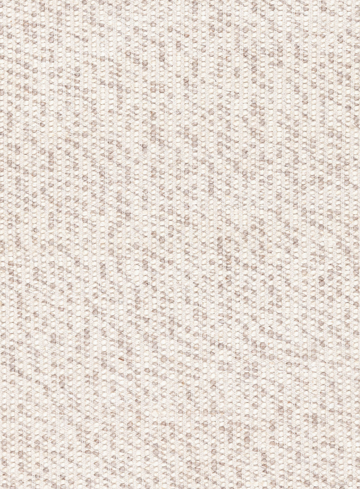 Mallory Marbled Cream and Grey Chunky Wool Round Rug