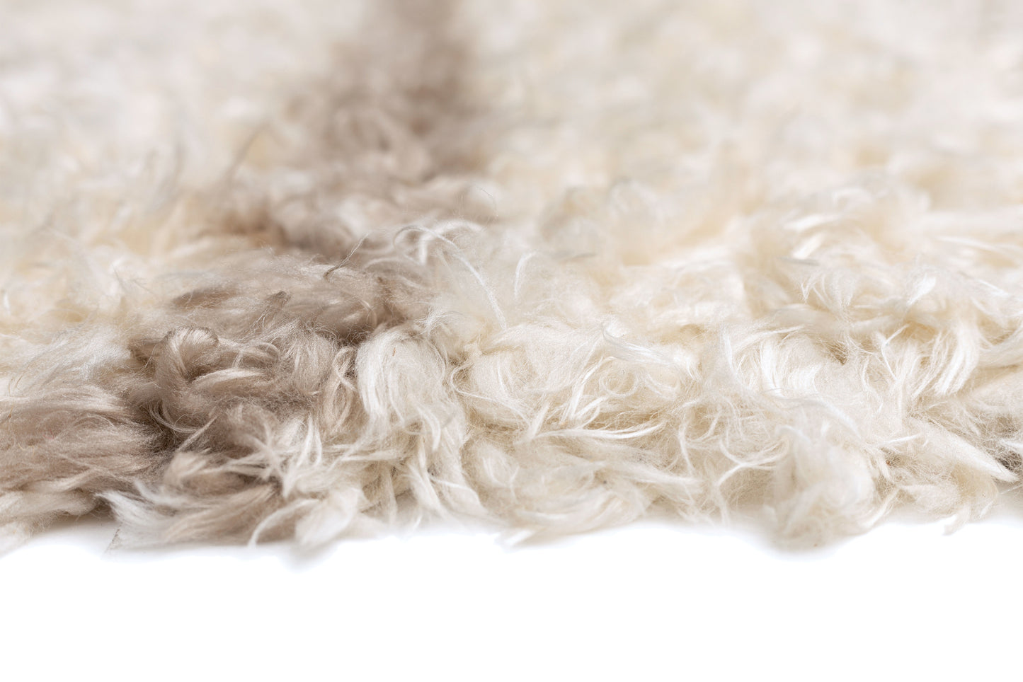 Mandisa Cream & Beige Tribal Shag Rug