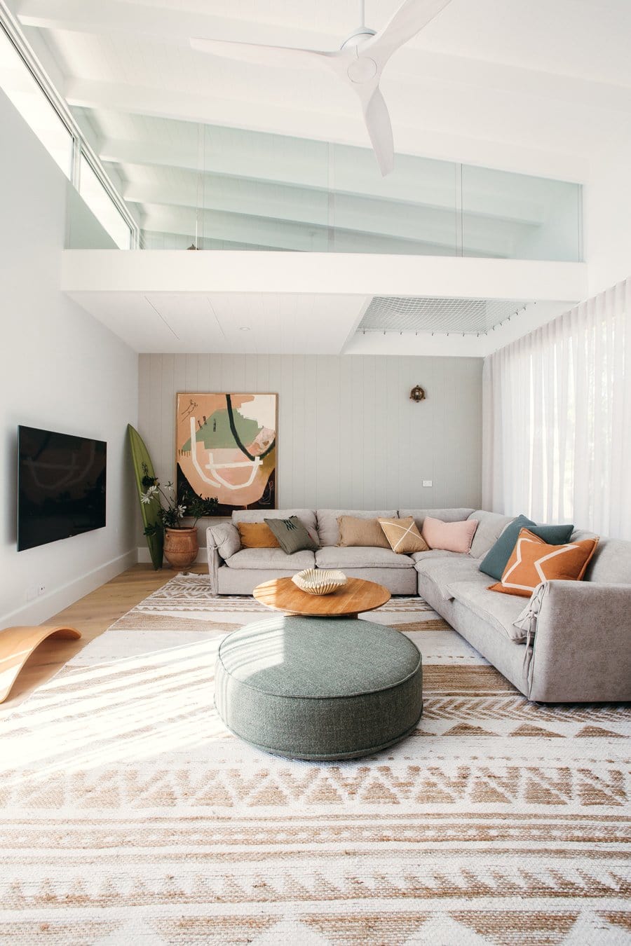 Marilia White and Natural Rug