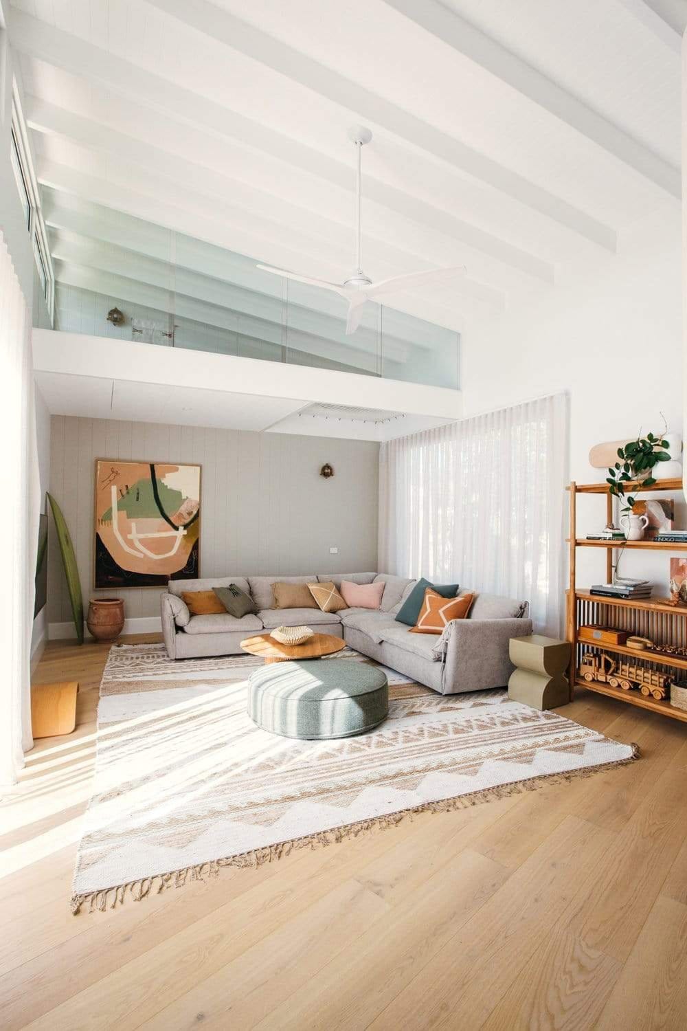 Marilia White and Natural Rug