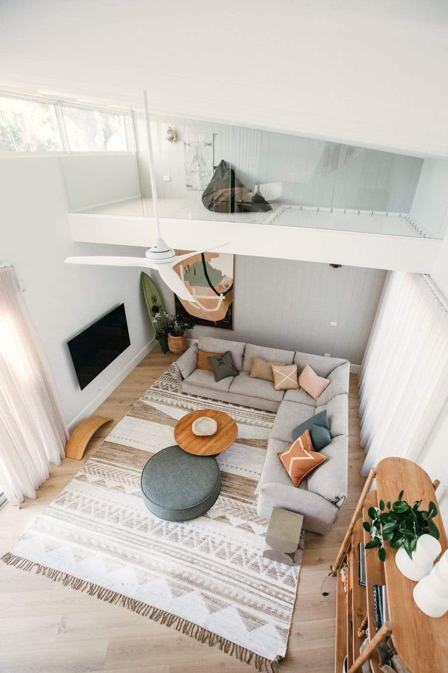 Marilia White and Natural Rug