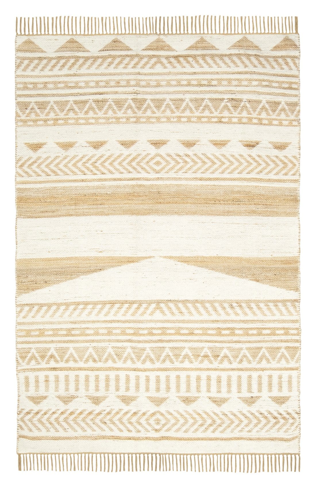 Marilia White and Natural Rug