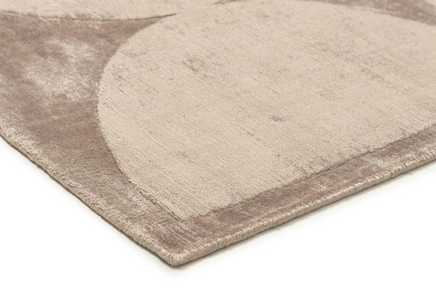 Marishka Taupe Hourglass Viscose Rug