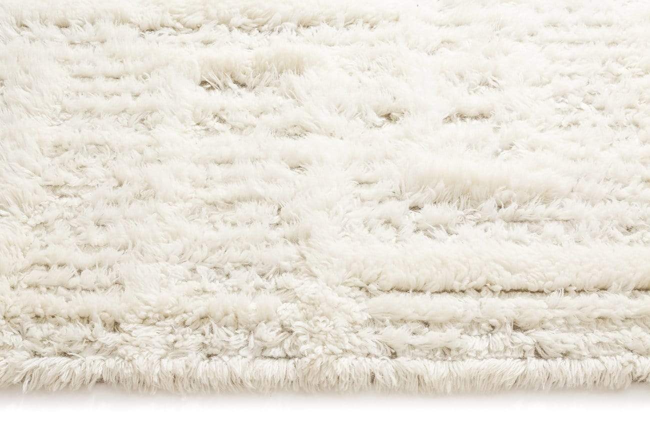 Maya Geometric Pattern Berber Wool Shag Rug