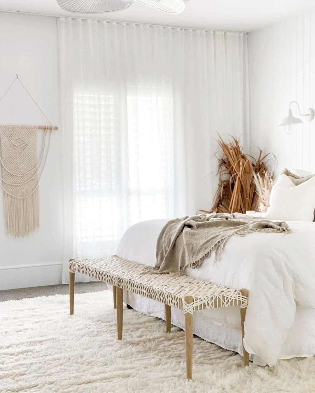 Maya Geometric Pattern Berber Wool Shag Rug