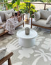 Maylee Grey Graphic Indoor Outdoor Washable Rug *NO RETURNS UNLESS FAULTY