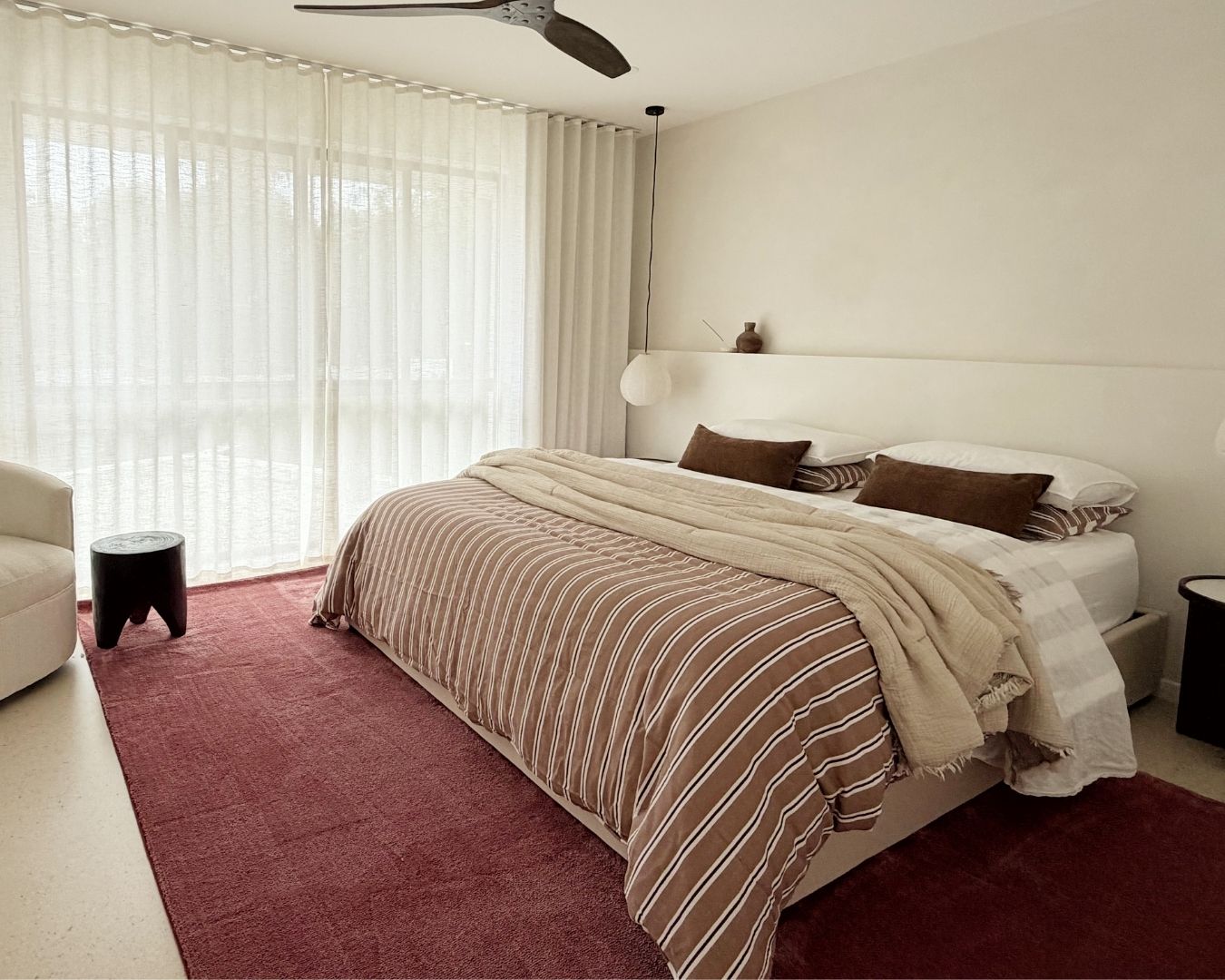 Medora Red Shag Rug