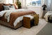 Minar Beige Botanical Washable Rug