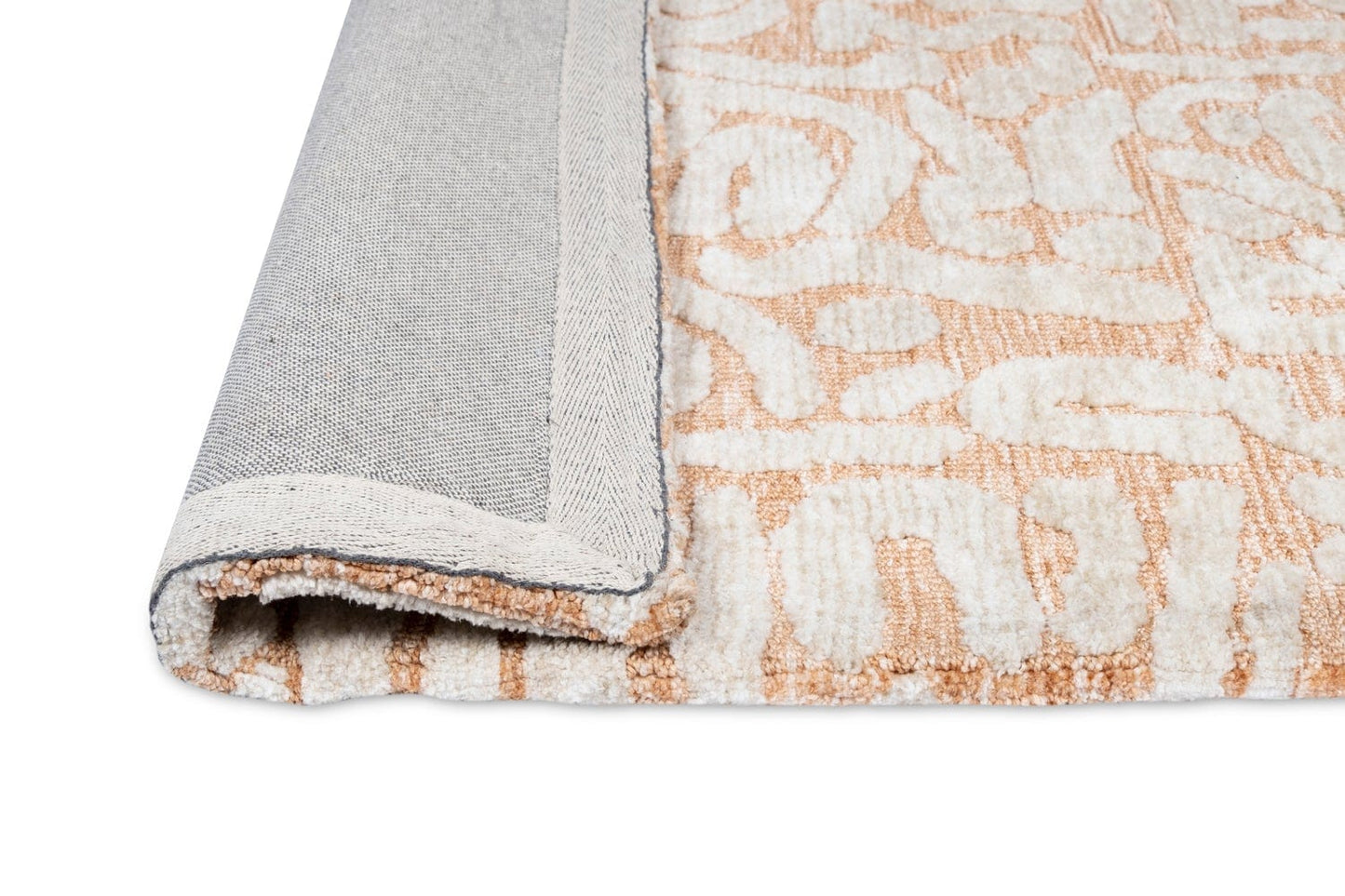 Miranda Peach and Cream Transitional Tribal Rug