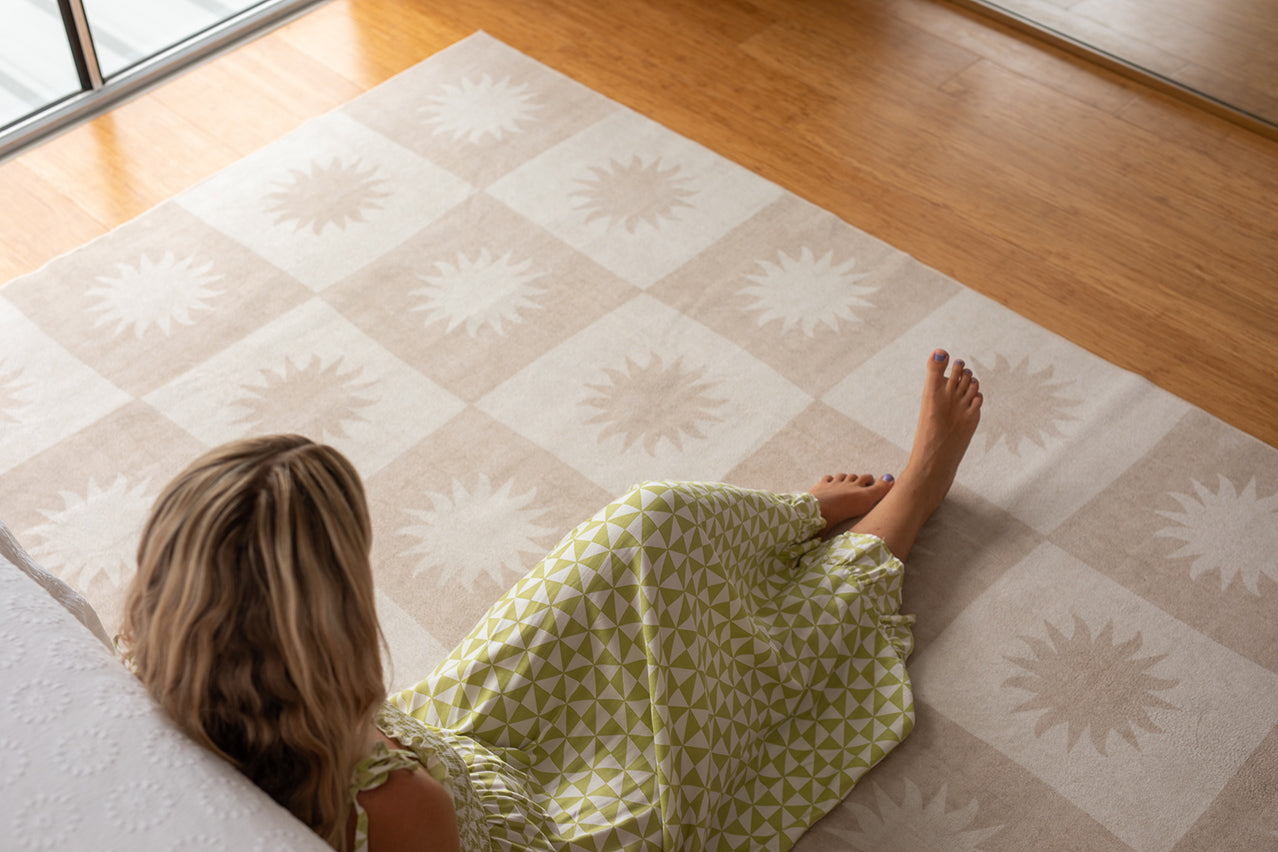 Mona Light Beige Washable Rug