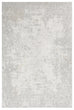 Montana Grey and Ivory Distressed Floral Rug