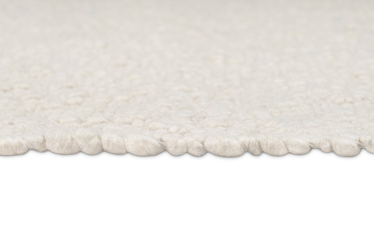 Monti Cream Textured Handmade Wool Rug