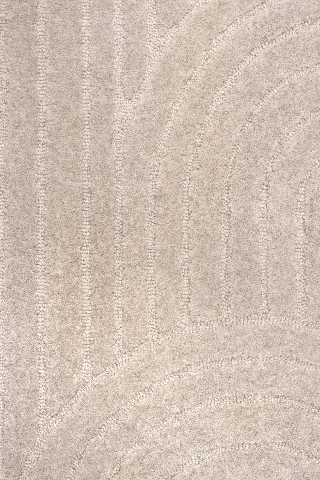 Moraya Beige Rainbow Hand-Tufted Rug