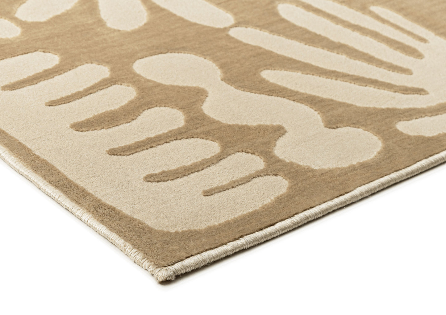 Murzuq Textured Abstract Neutral Rug