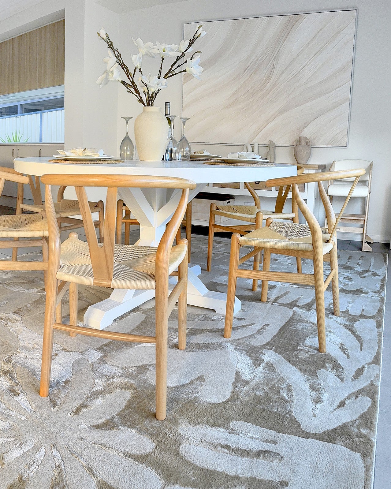 Murzuq Textured Abstract Neutral Rug