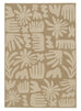 Murzuq Textured Abstract Neutral Washable Rug