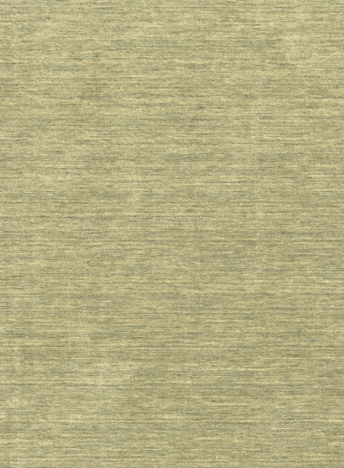 Nabila Earthy Green Solid Pile Wool Rug