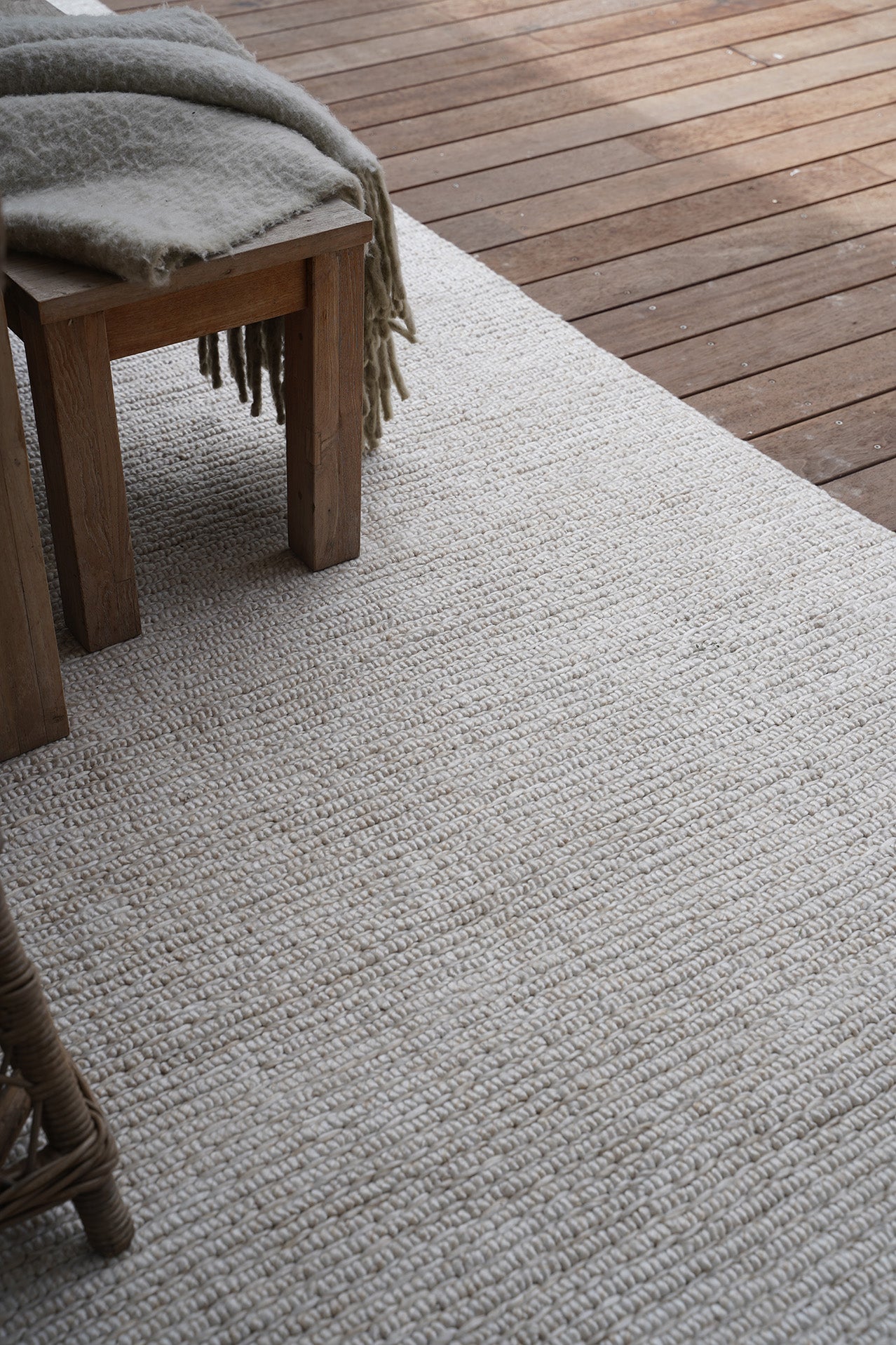 Looped Outdoor Rug Nadine Beige Looped Indoor Outdoor Rug