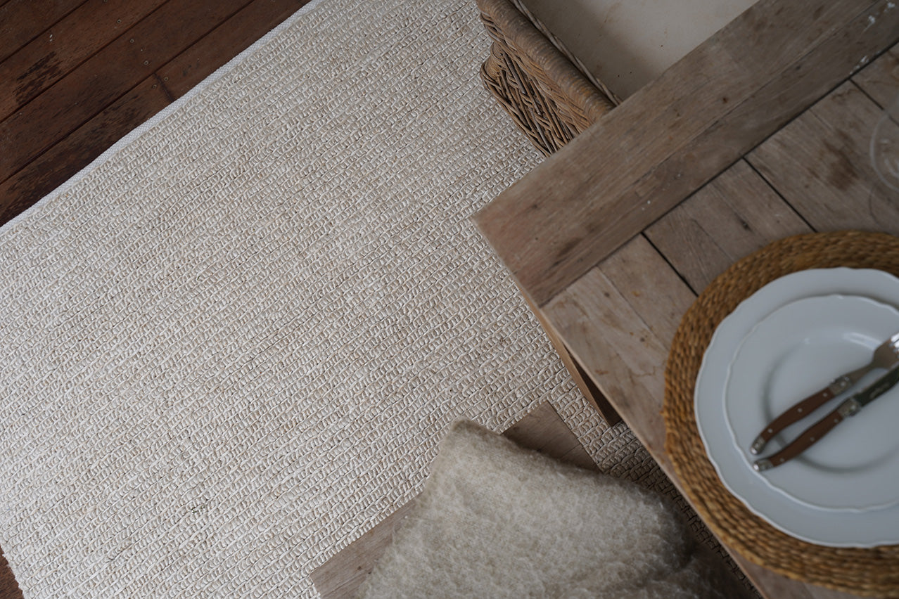 Nadine Beige Looped Indoor Outdoor Rug