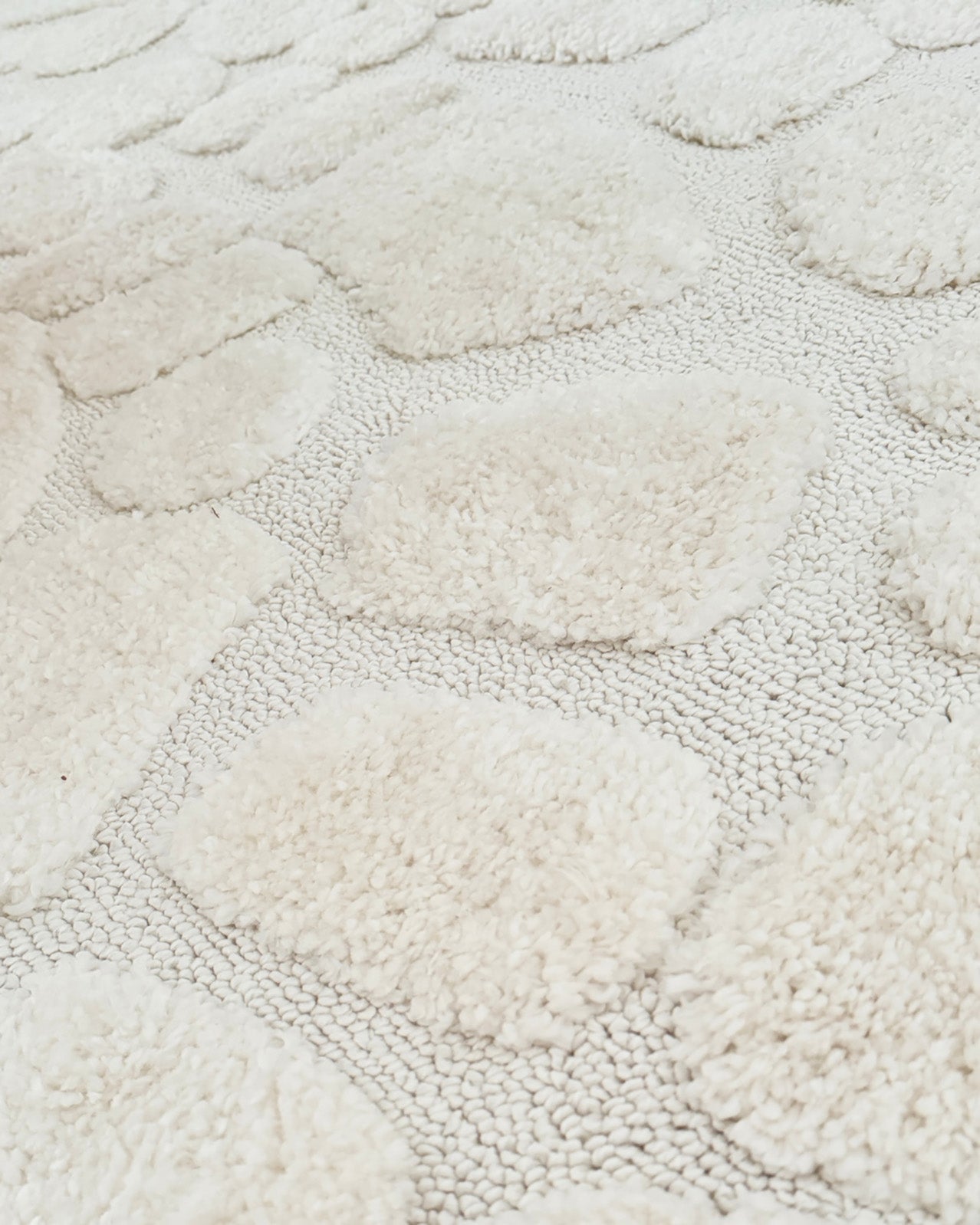 Texture Round Rug Complex Nadja Ivory Cream Abstract Textured Round Rug