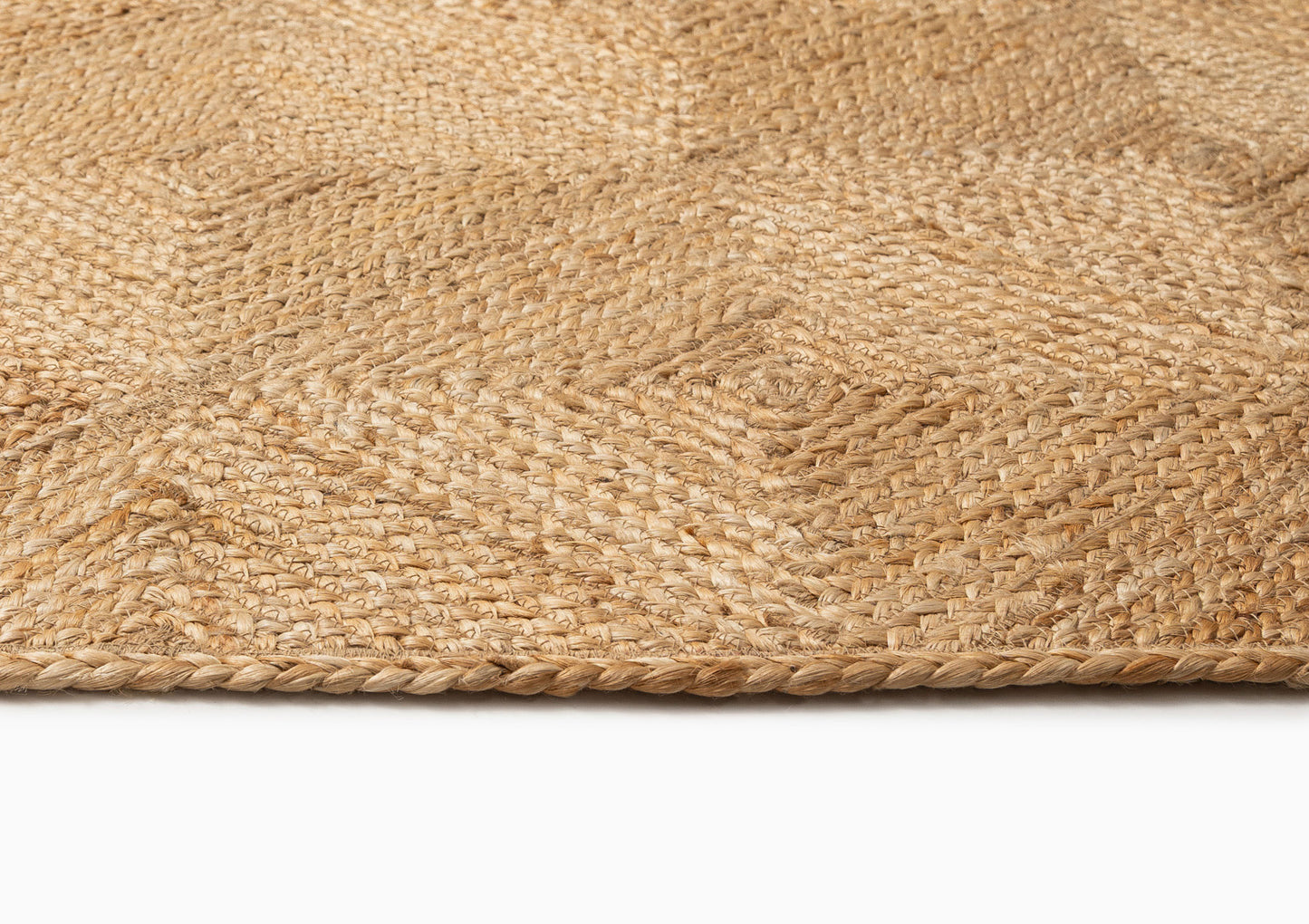 Nashira Natural Brown Diamond Jute Rug