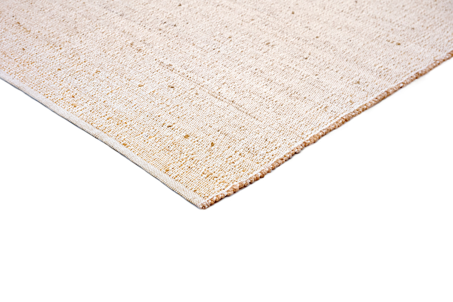 Naveya Natural Flatweave Jute and Cotton Rug