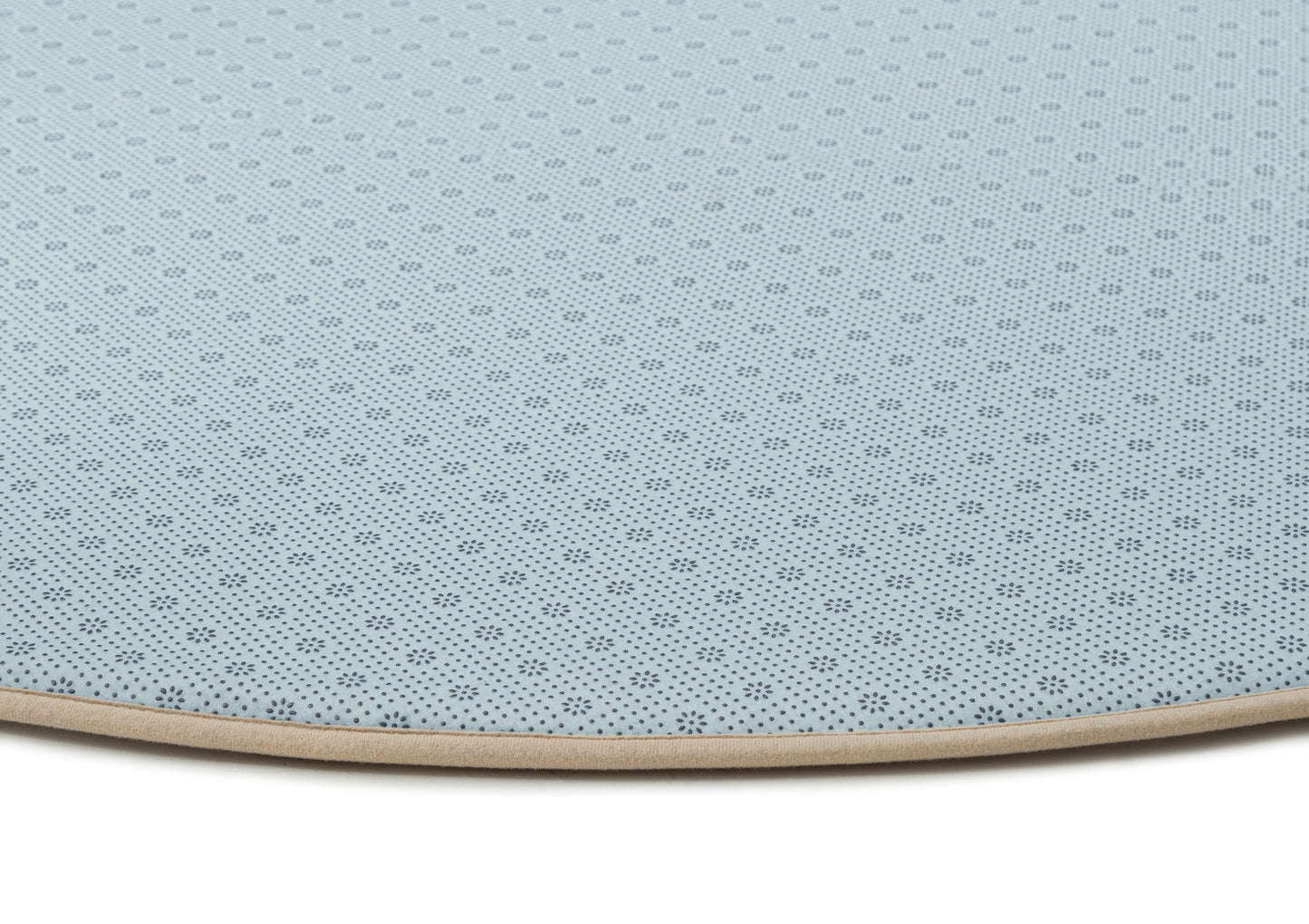 Neci Neutral Cream Plush Rollie Pollie Round Playmat