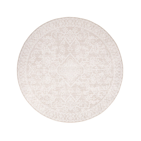 Neci Neutral Cream Plush Rollie Pollie Round Playmat