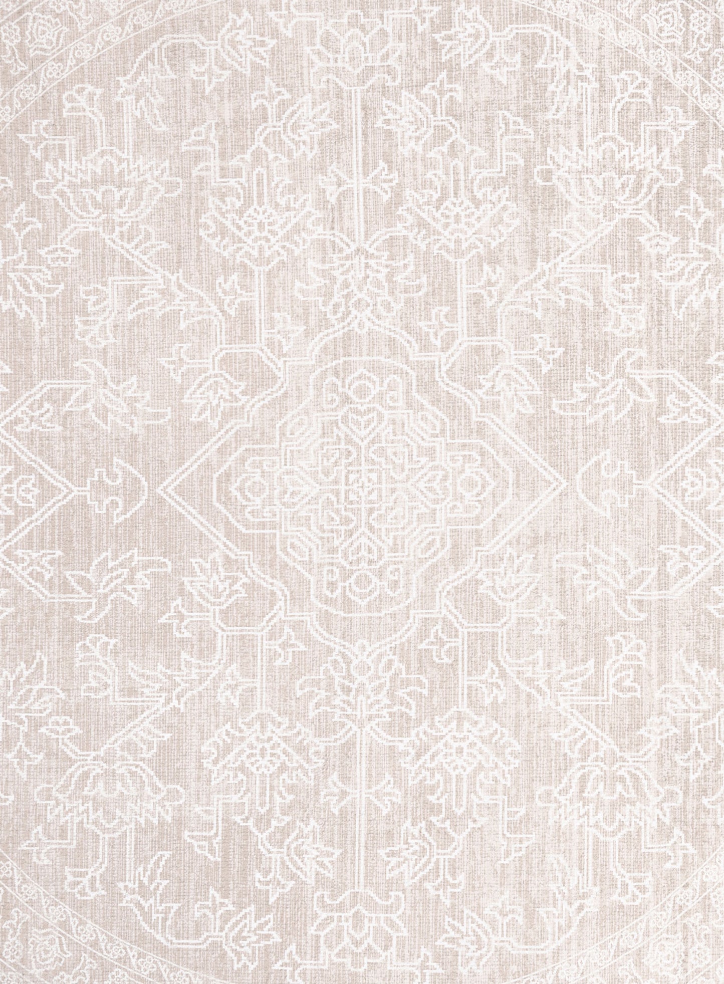 Neci Neutral Cream Plush Rollie Pollie Round Playmat