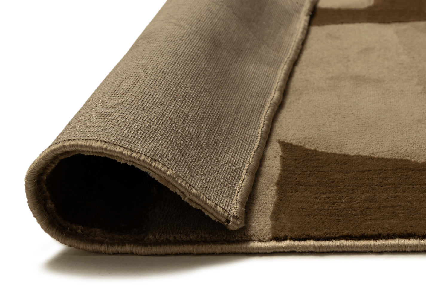 Nezar Brown Geometric Rug