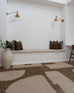 Nezar Brown Geometric Rug