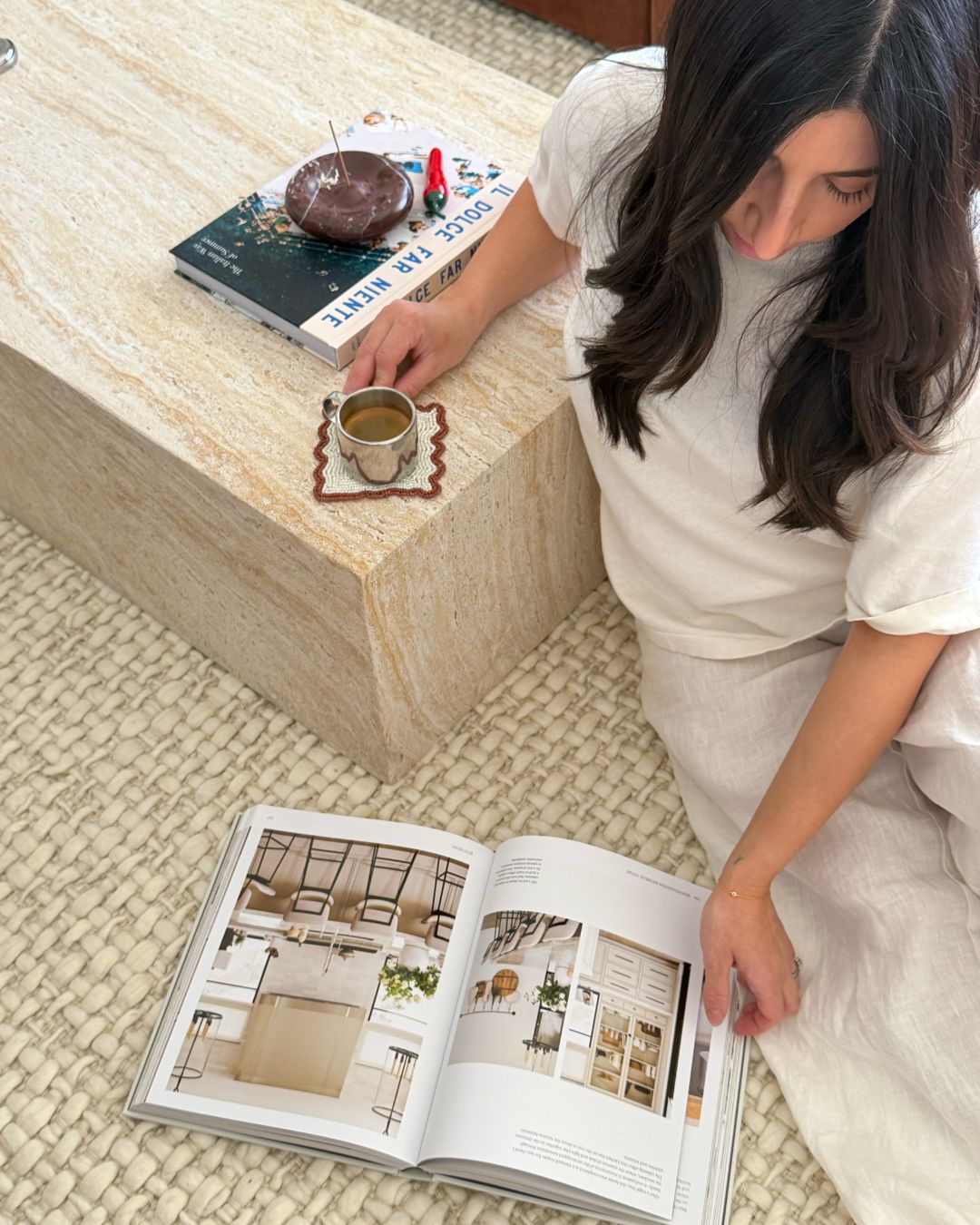 Nicar Ivory Handwoven Jute and Wool Rug