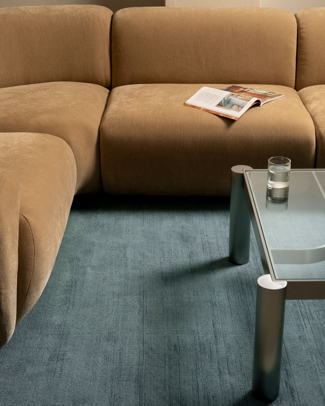 Nico Turquoise Handloomed Rug