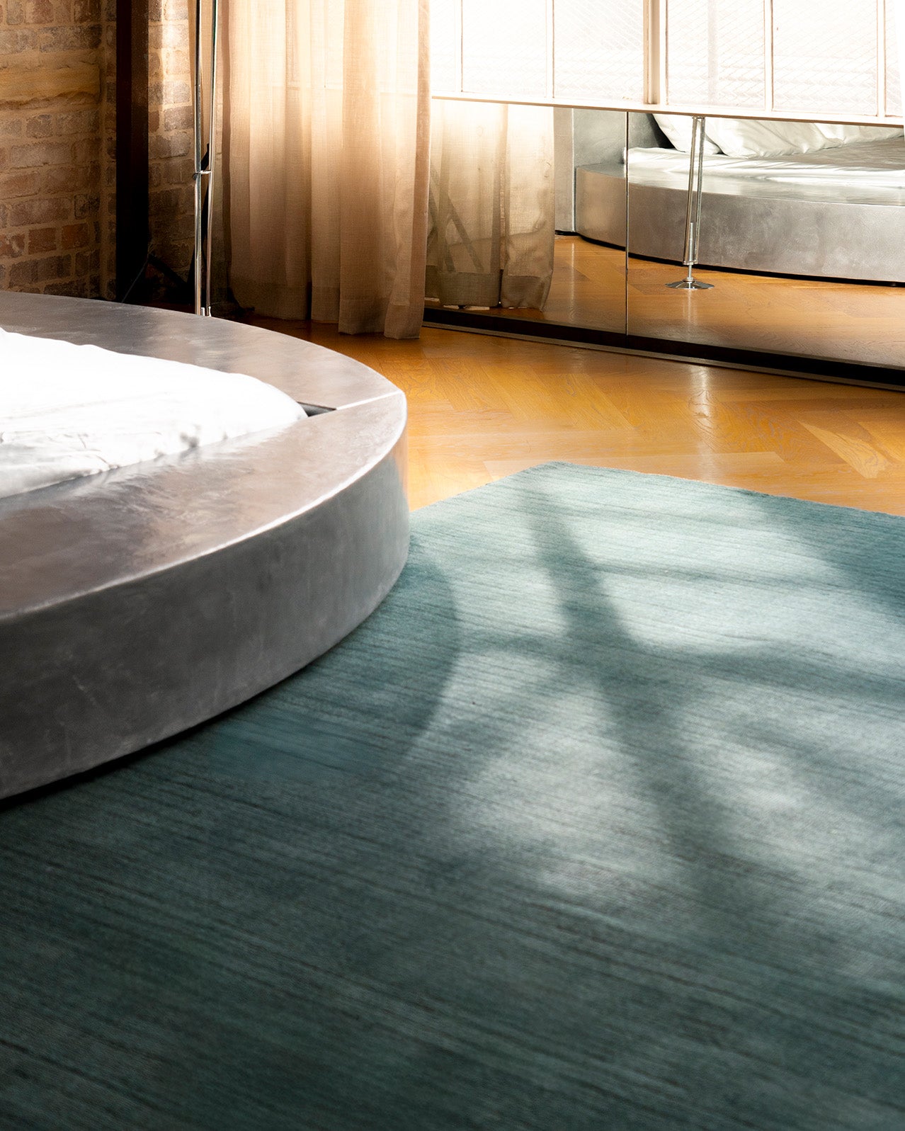 Nico Turquoise Handwoven Rug