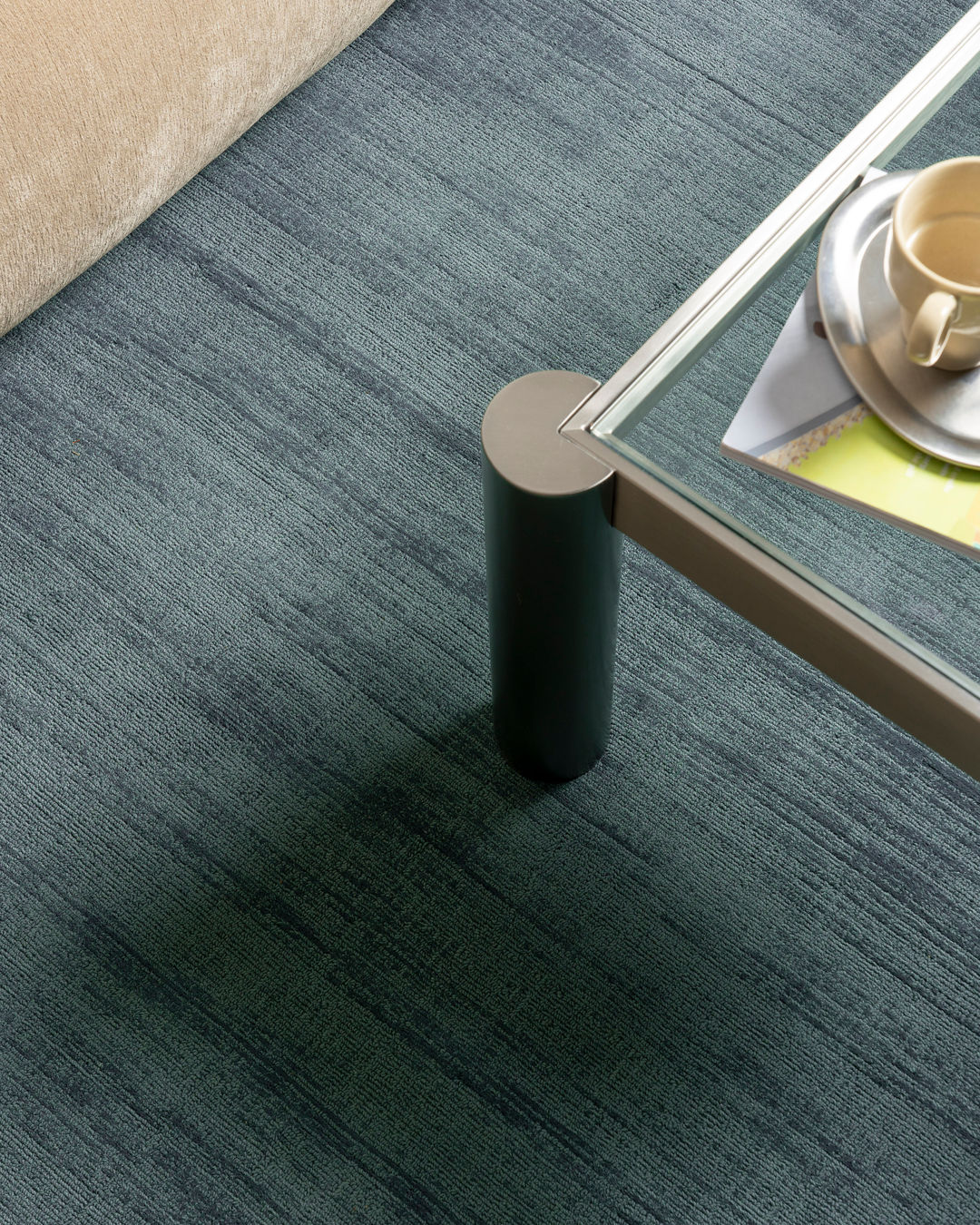 Nico Turquoise Handloomed Rug