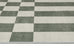 Nicolette Green and White Checkered and Striped Rug