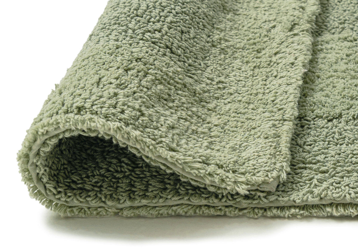 Nigela Green Grid Cotton Bath Mat