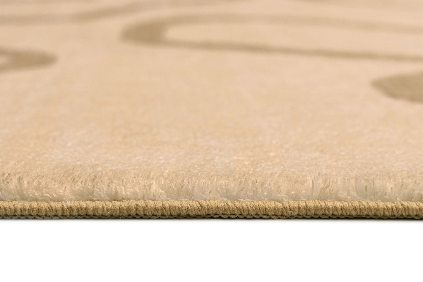Nihal Beige Hand Drawn Washable Rug