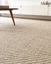 Noemie Cream and Beige Chunky Wool Rug