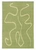 Odessa Green and Light Green Abstract Washable Rug