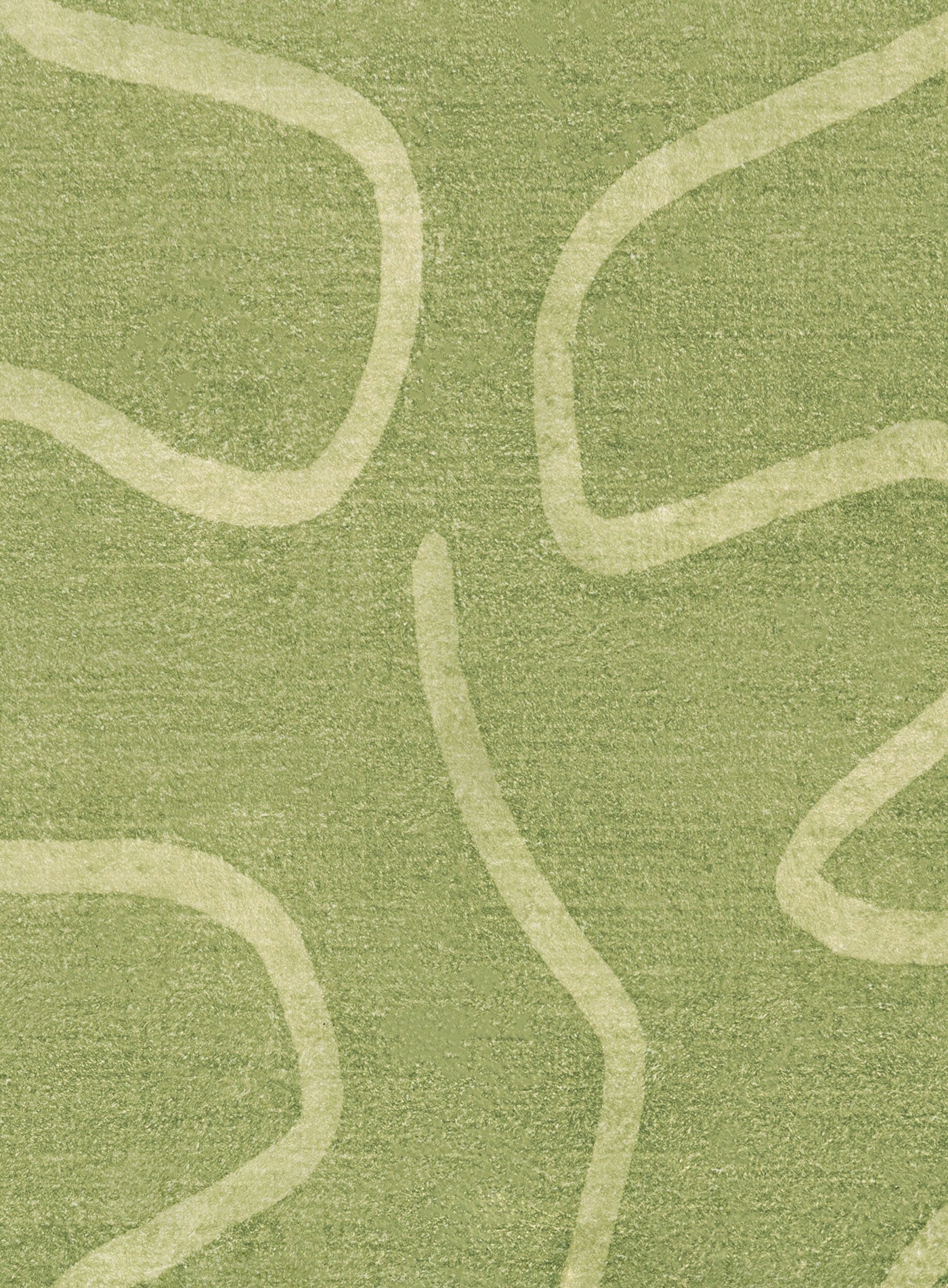 Odessa Green and Light Green Abstract Washable Rug
