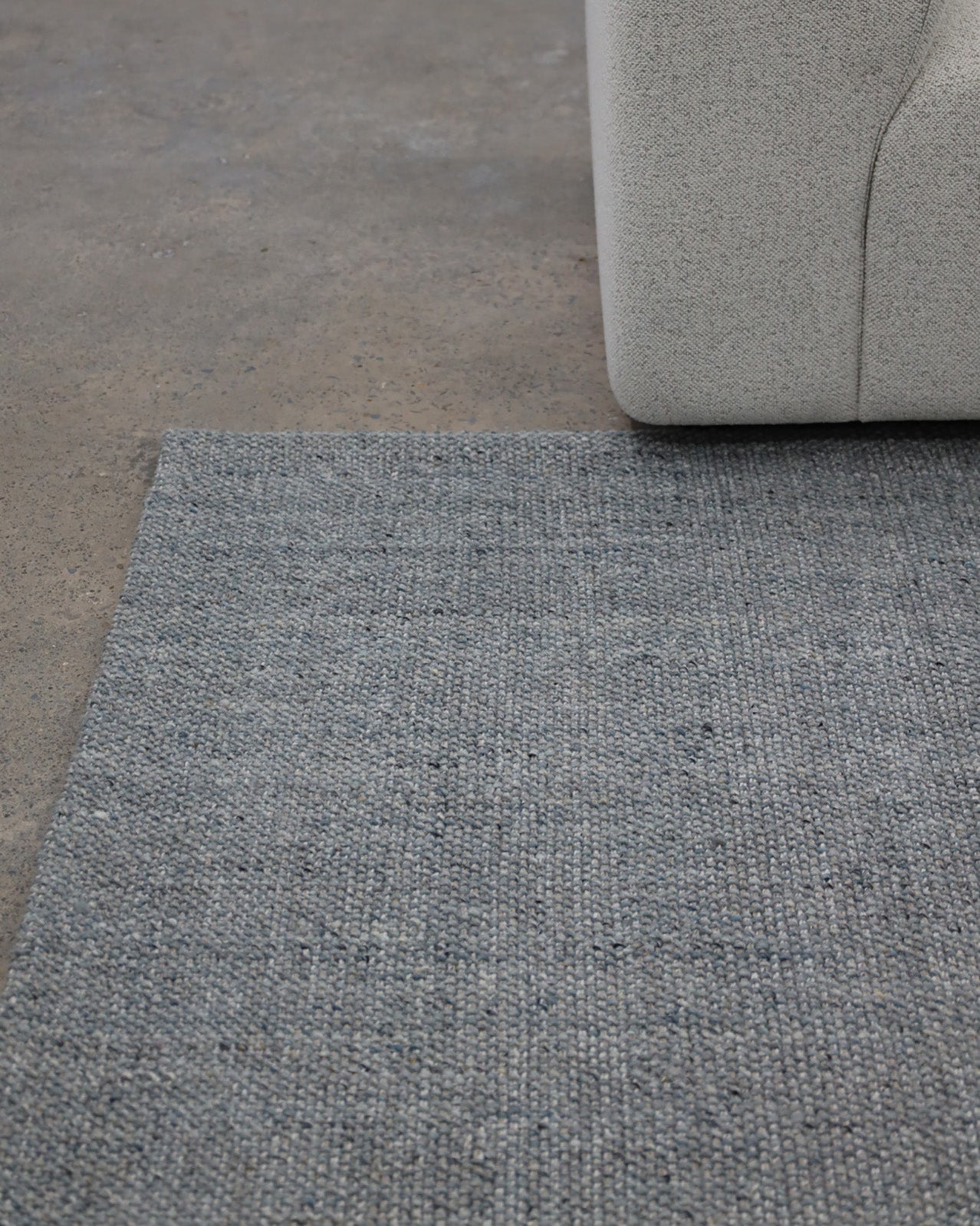 Odielle Blue Handmade Wool Rug