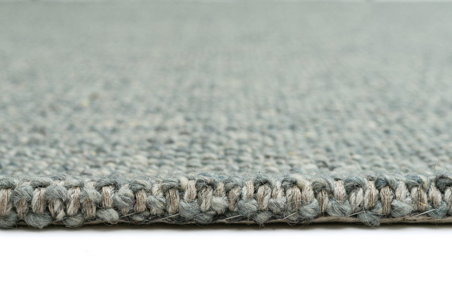 Odielle Blue Handmade Wool Rug